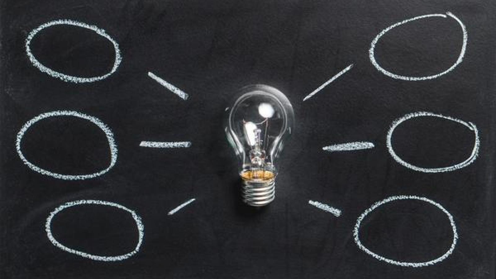 lightbulb with numerous options