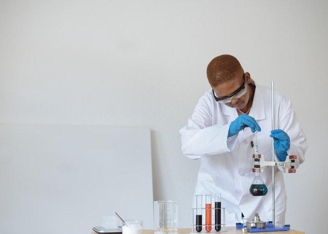A health scientist at work