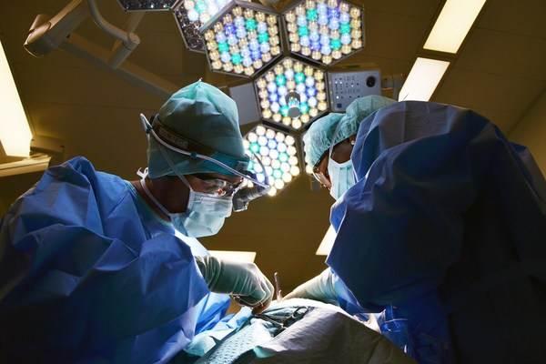 An operating theatre